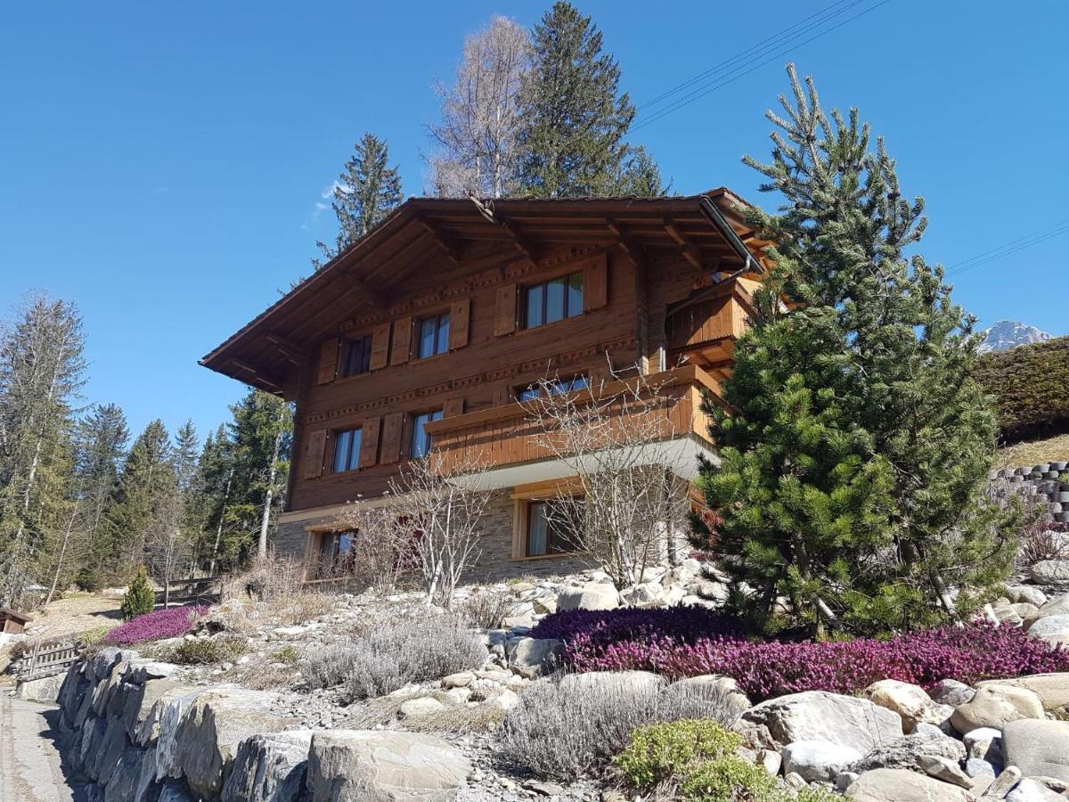 Chalet Grueneggli Adelboden Eksteriør billede